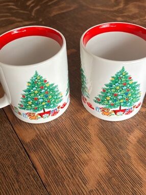Vintage Himark Christmas Ceramic Coffee Mugs
